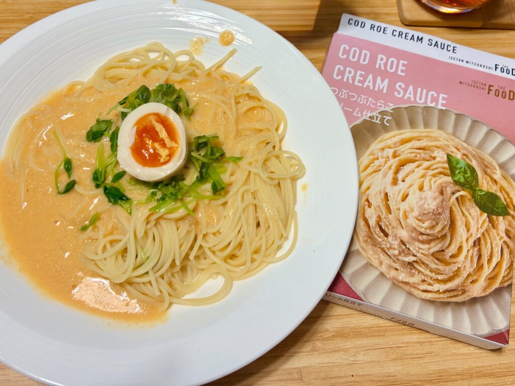 クイーンズ伊勢丹［QUEEN'S ISETAN］パスタソース「つぶつぶたらこクリーム仕立て」