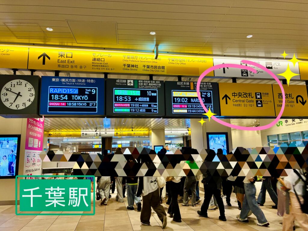 千葉駅、中央改札