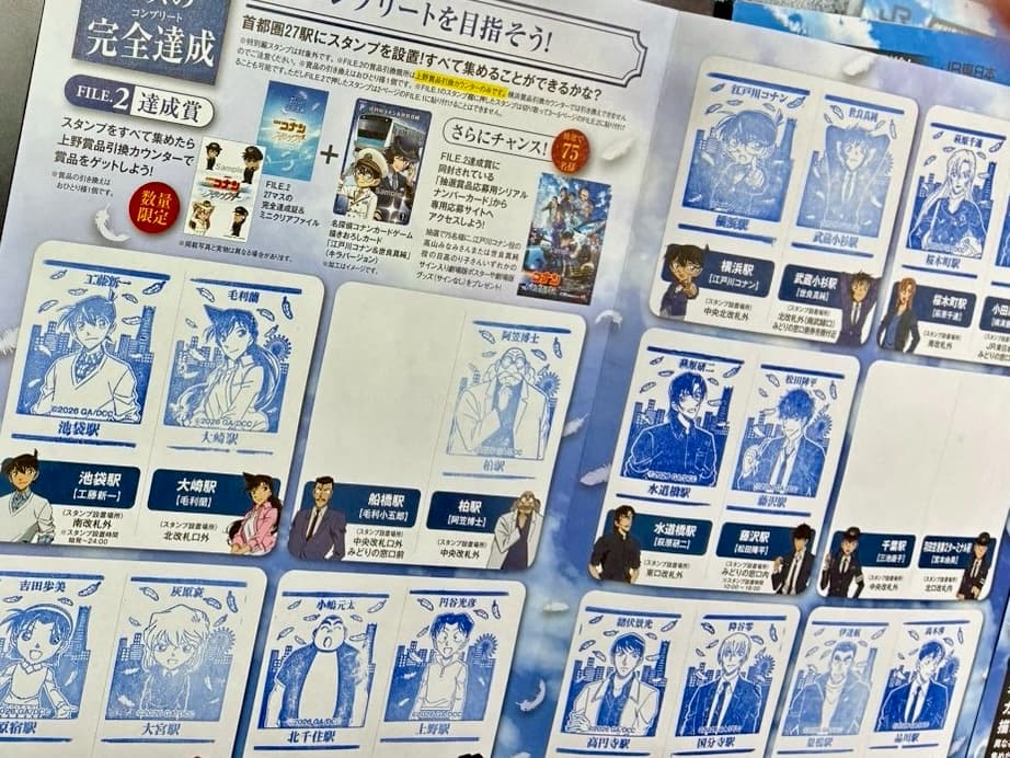 柏駅、コナンスタンプラリー、博士のスタンプ