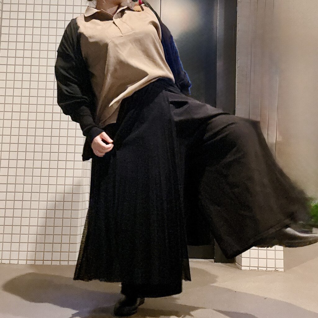 動きやすさも抜群な秋のセットアップ着回しコーディネート
